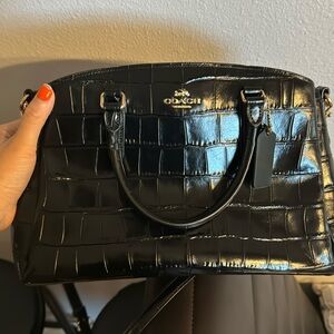 Coach black cross body